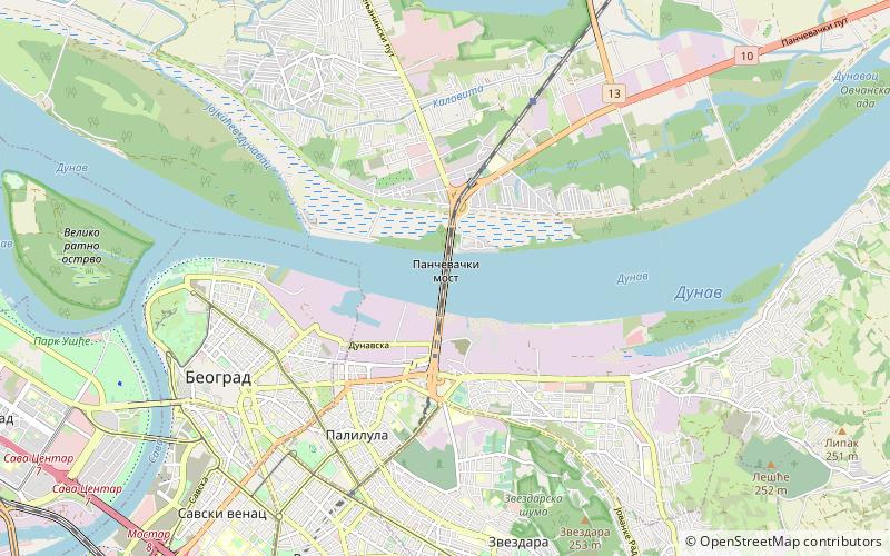 viline vode belgrad location map