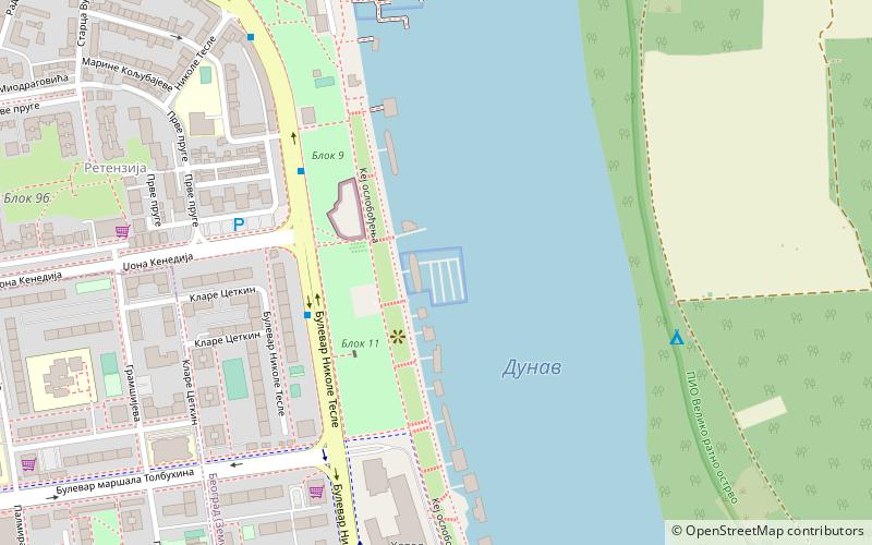 goga yachting club belgrade location map