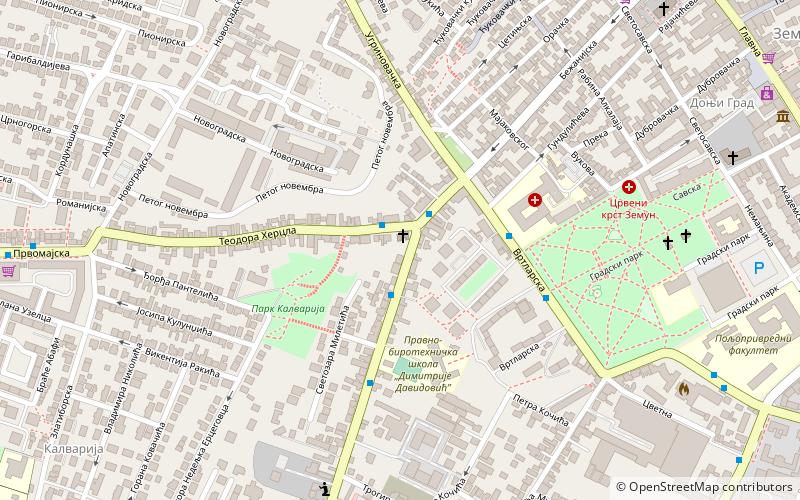 Église évangélique de Zemun location map