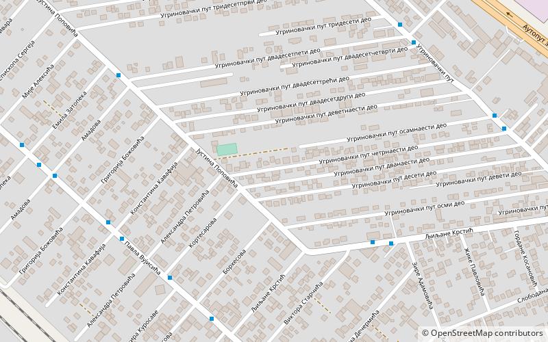 altina belgrad location map