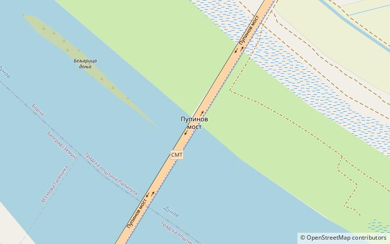 Pont Mihailo Pupin location map