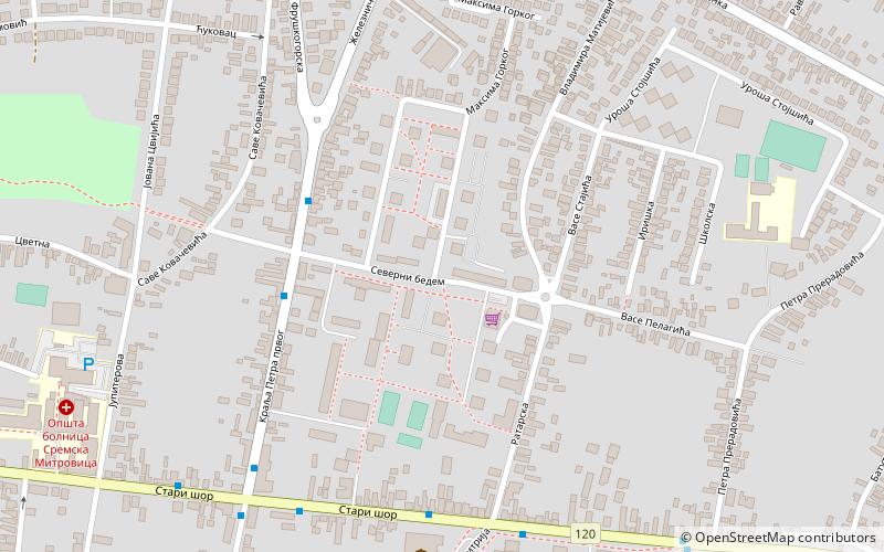 bunar sremska mitrovica location map