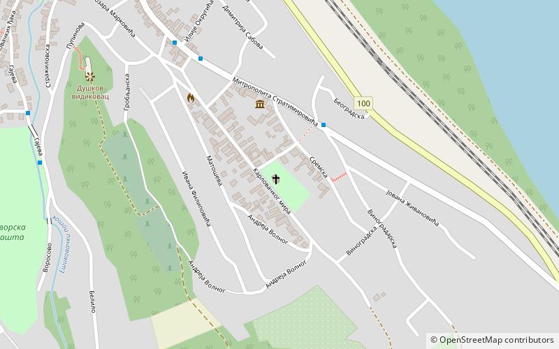 kapela mira sremski karlovci location map