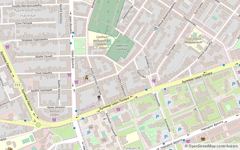 Uniwersytet location map