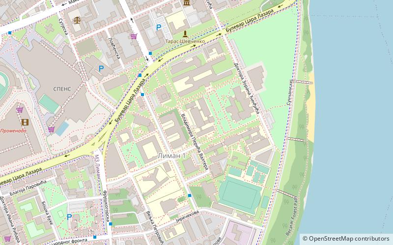 University of Novi Sad Faculty of Technical Sciences location map
