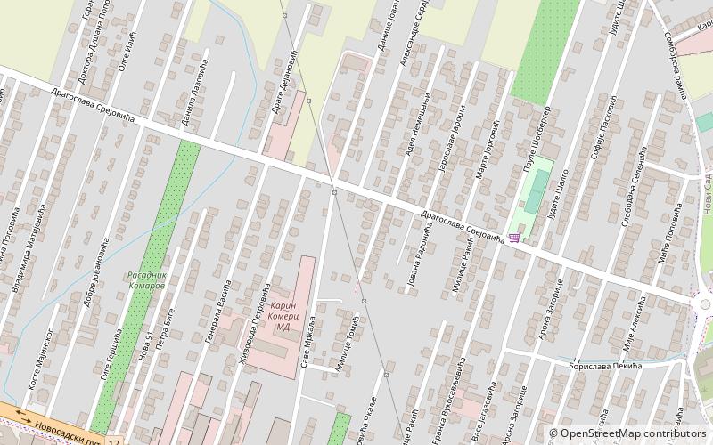 veternicka rampa nowy sad location map