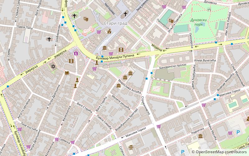 galerija matice srpske novi sad location map
