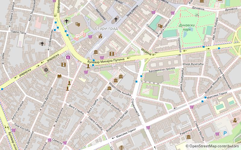Pavle Beljanski Memorial Collection location map