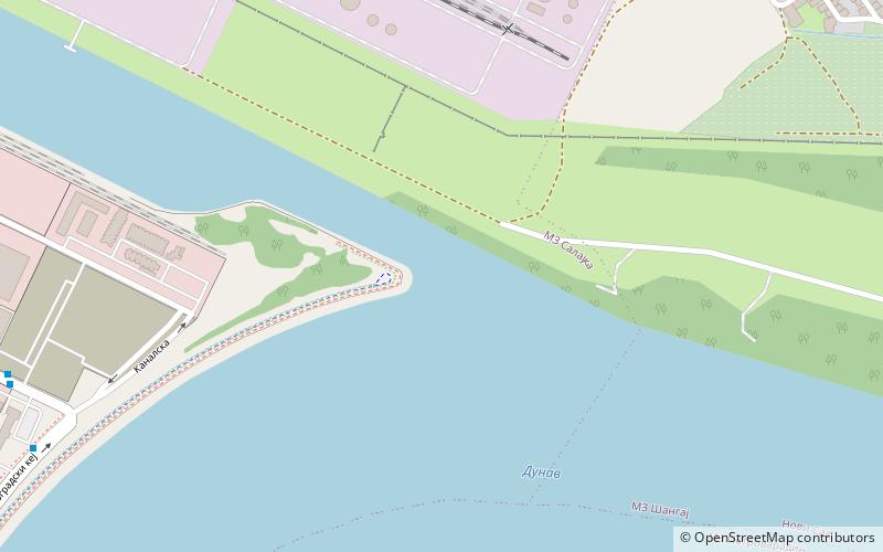 Little Bačka Canal location map