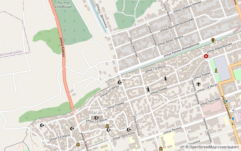 kyrhlar kapy derbent location map