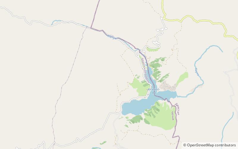 Lake Kezenoyam location map