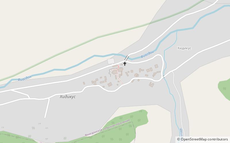 Alanian Uspensky Monastery location map