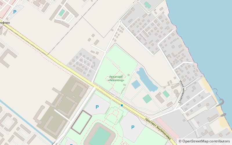 aqualand kaspiysk location map