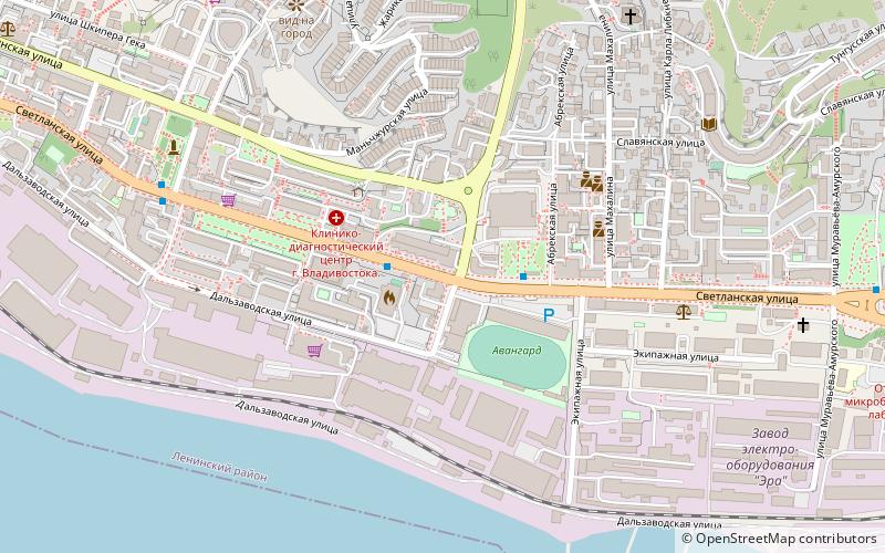 Svetlanskaya Street location map