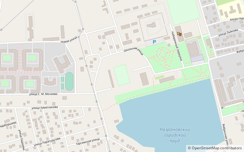 Rashid Aushev Central Stadium location map