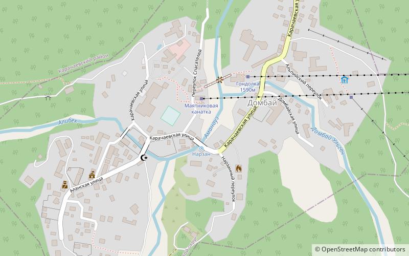 Dombai location map