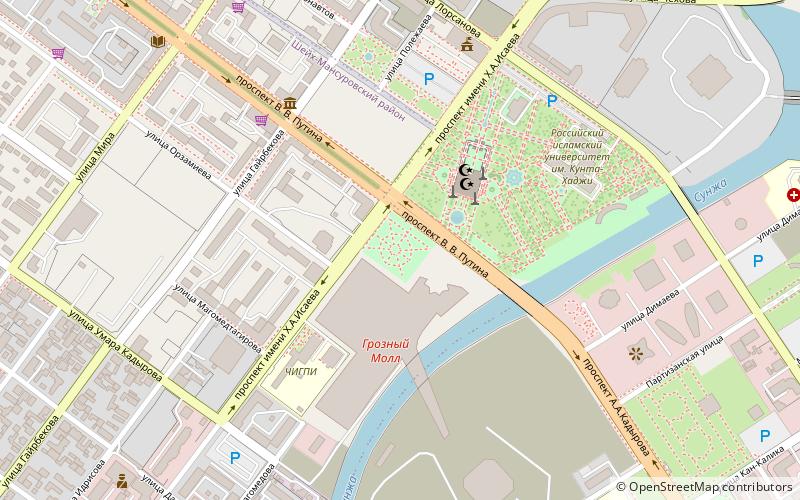 Akhmat Kadyrov Square location map