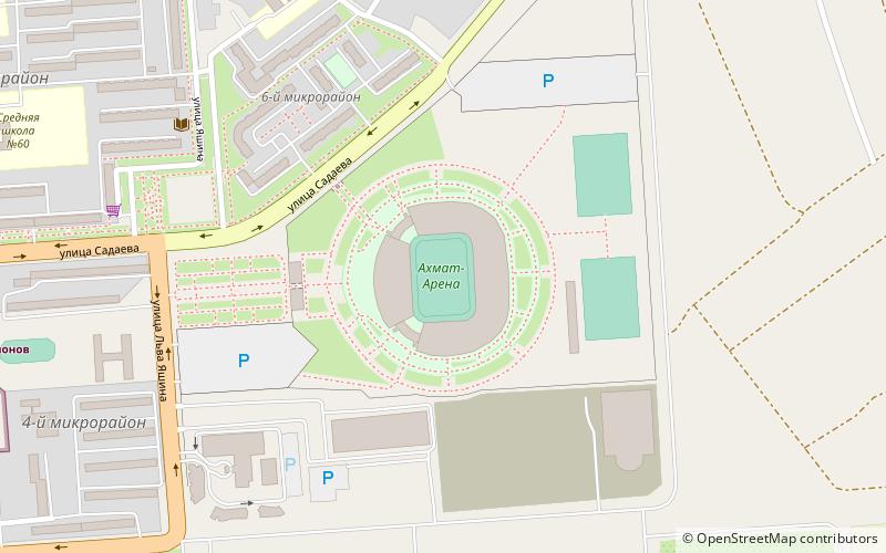 Akhmat-Arena location map