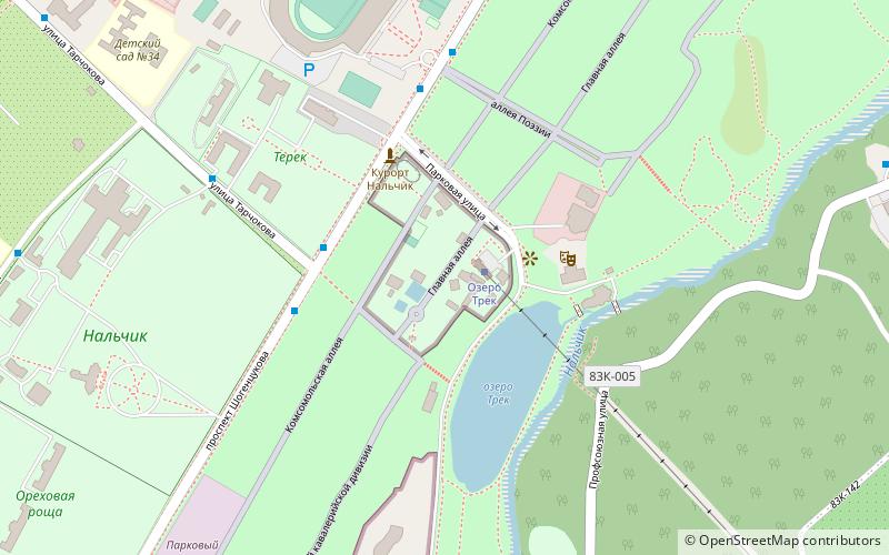 park atrakcionov dolinsk nalchik location map