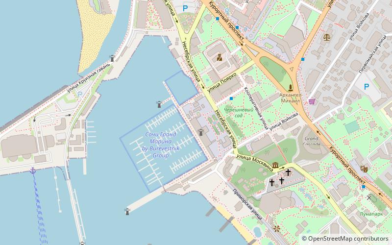 Gare maritime de Sotchi location map