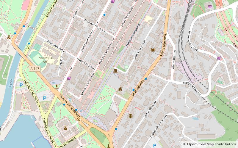 riviera park sochi location map