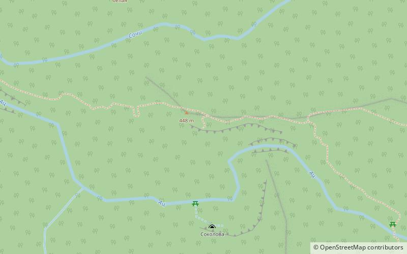razvaliny storozevoj basni sochi national park location map