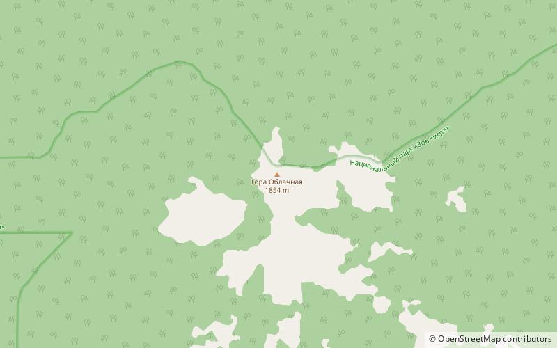 Gora Oblacnaa location map