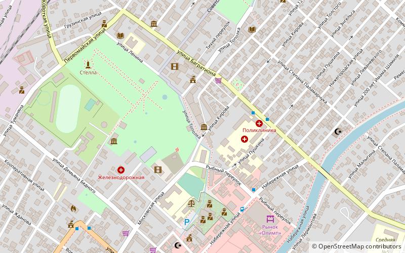 muzej kazacestva kizlyar location map