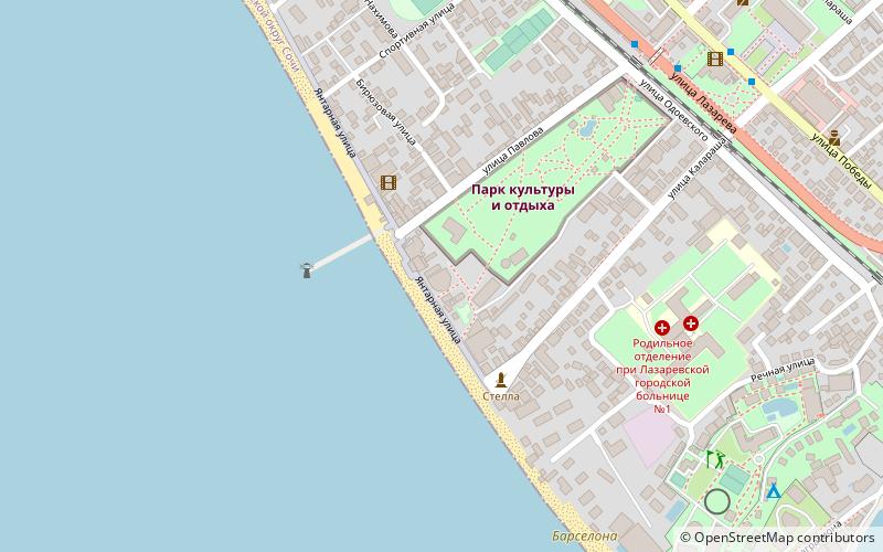delfinarij kolizej lazarevskoye microdistrict location map