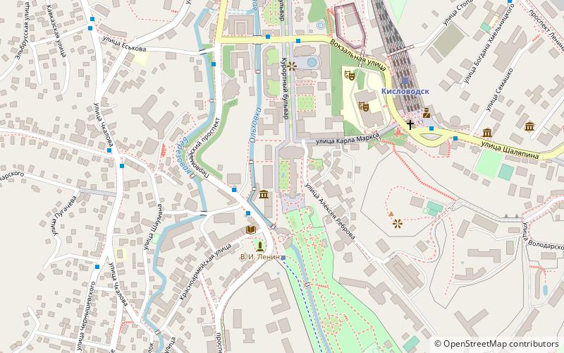 klin yar kislovodsk location map