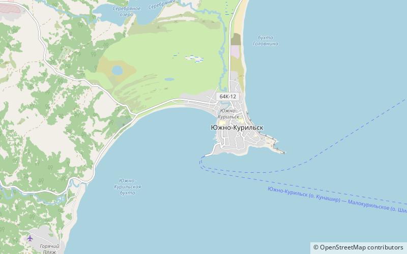 Yuzhno-Kurilsk location map