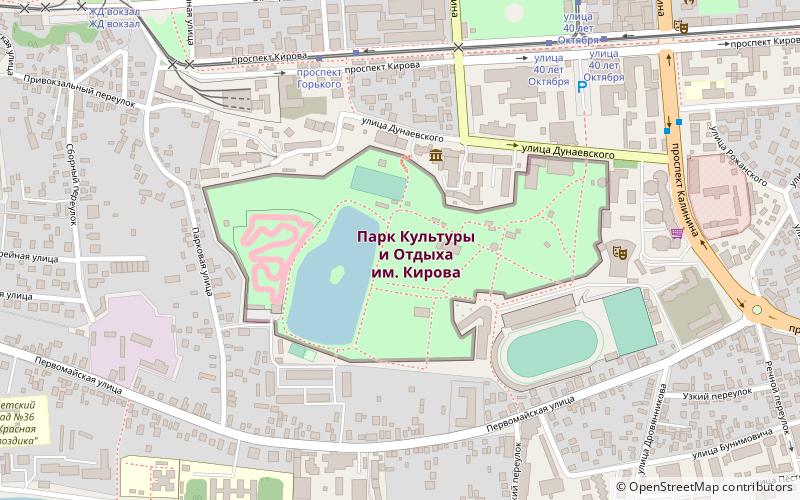 park kultury i otdyha im kirova pyatigorsk location map