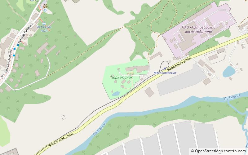 Park Rodnik location map