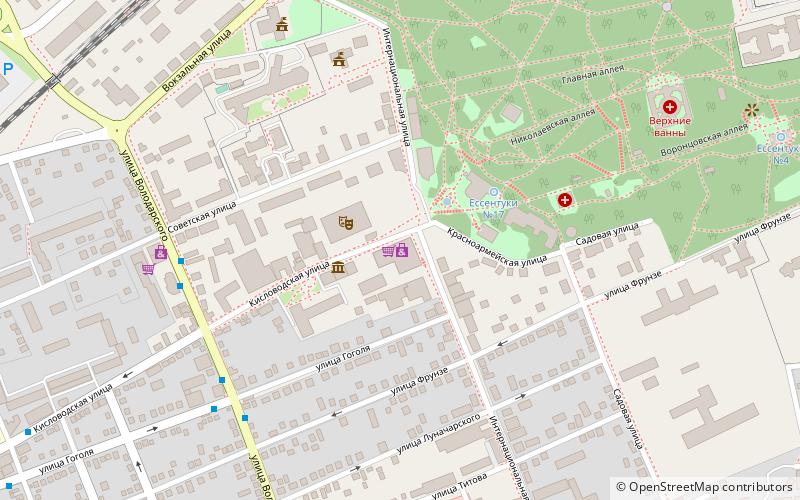 univermag yessentuki location map