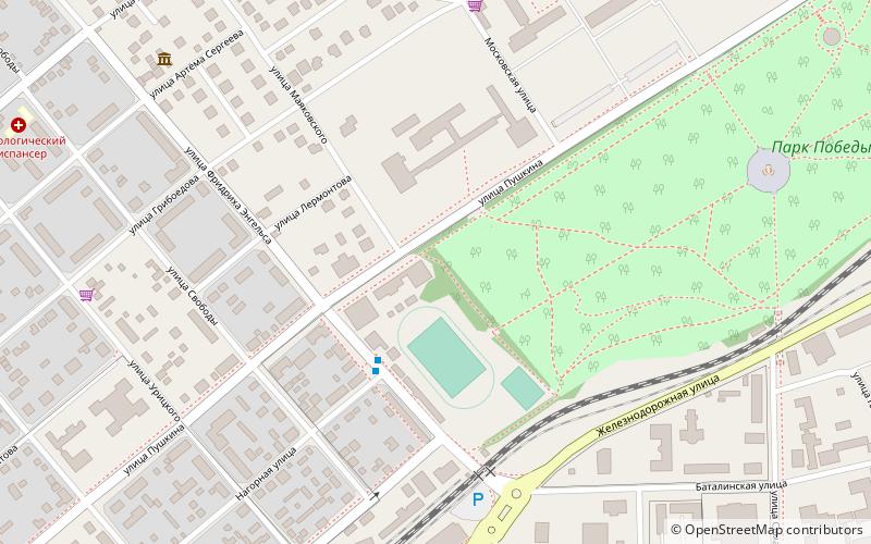 park razvlecenij yessentuki location map