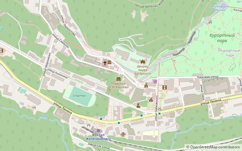podvore karpova zheleznovodsk location map