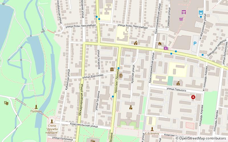 respublikanskij muzej cherkessk location map