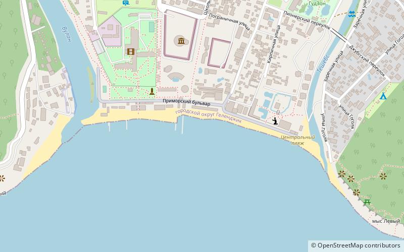 central beach arkhipo osipovka location map