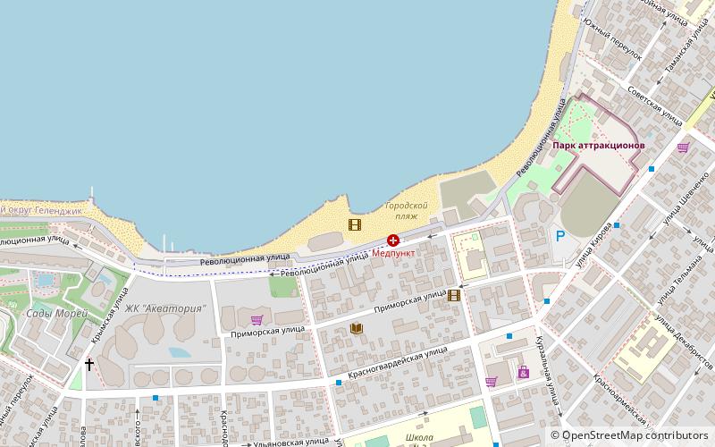 city beach gelendzhik location map