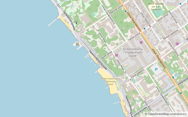 plaz sanatoria im lomonosova gelendzhik location map