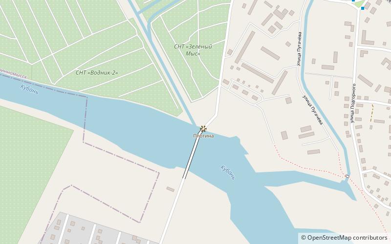 Nevinnomyssk Canal location map