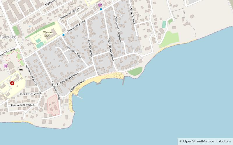 centralnyj plaz myshako novorossiysk location map