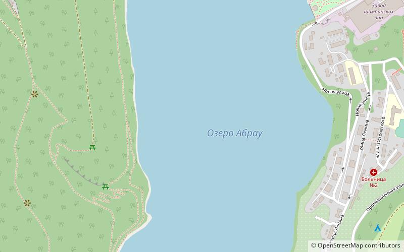 Lake Abrau location map