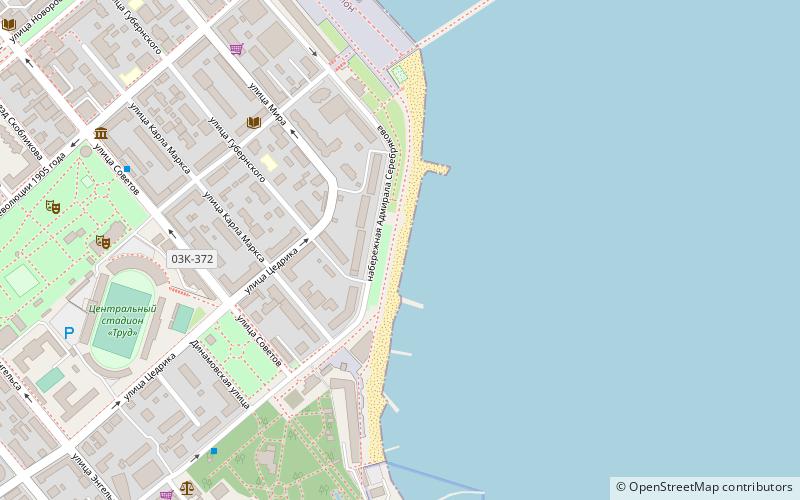 central beach novorossiysk location map