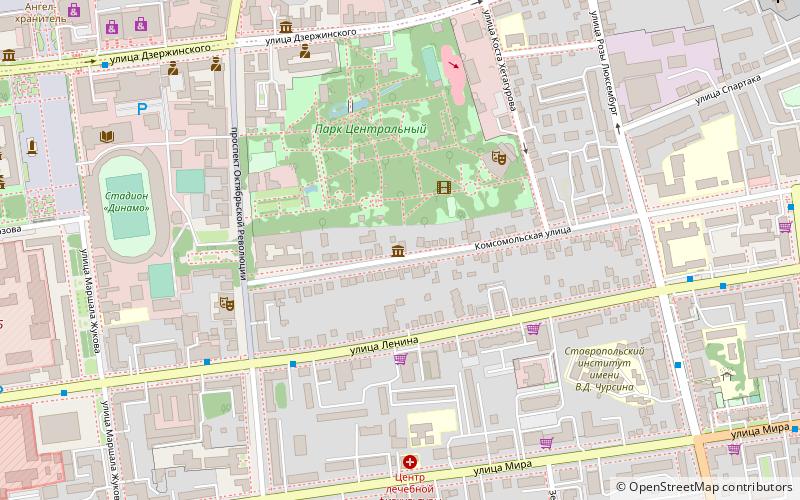 stavropolskij kraevoj zooekzotarium location map
