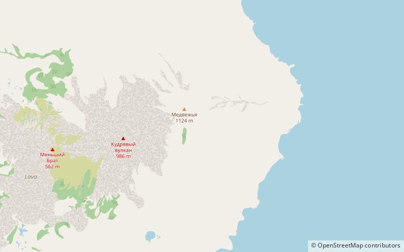 Medvezhya location map