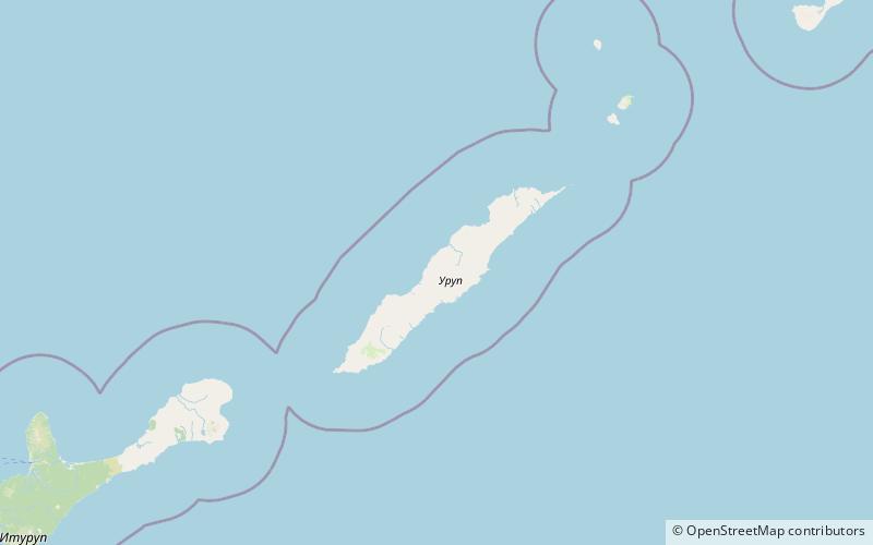 tri sestry wyspa urup location map