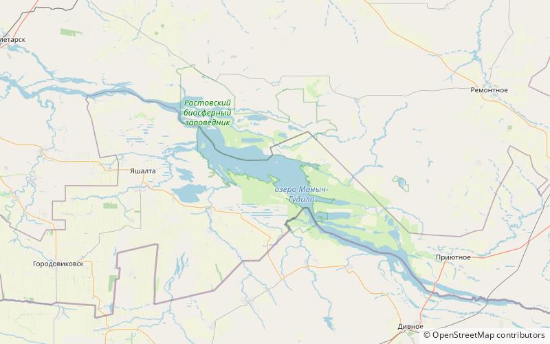 Lake Manych-Gudilo location map