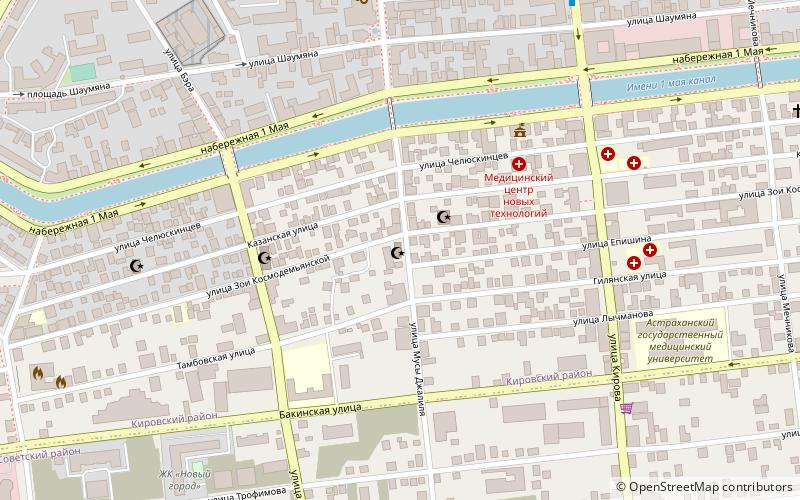 Black Mosque location map