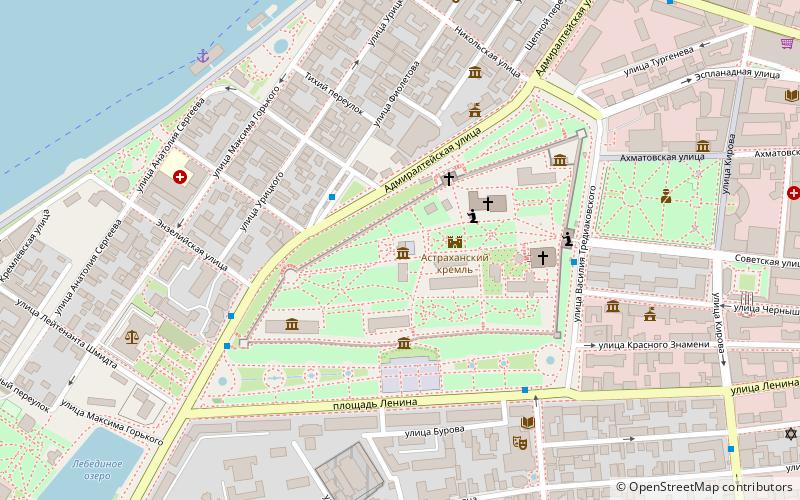astrahanskij kreml astrakhan location map